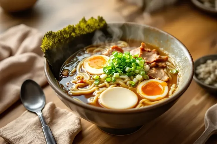 一碗治愈系味噌拉面-花生影院美食日常